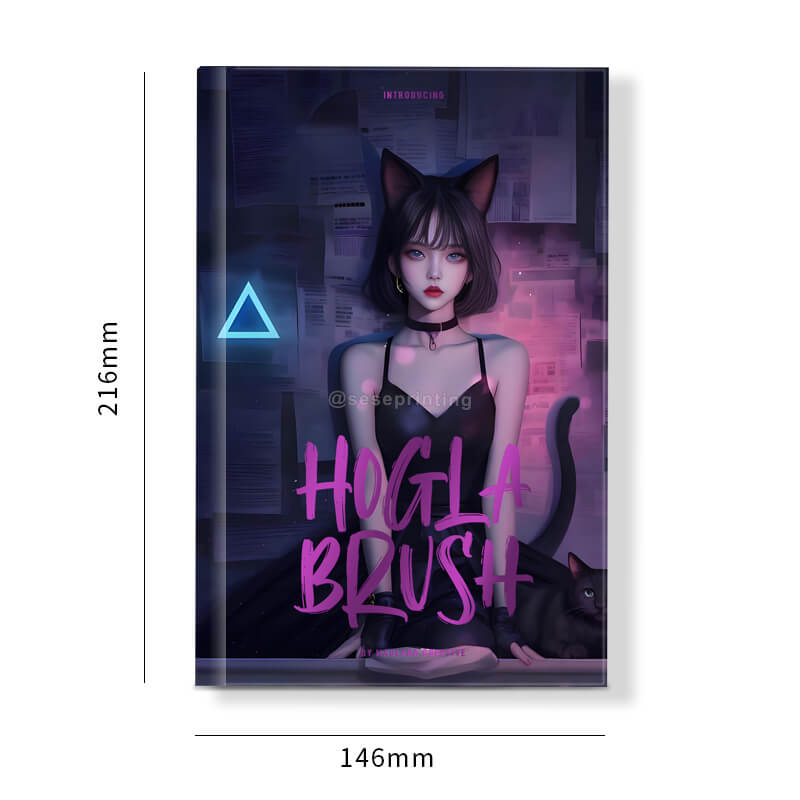 Deluxe Version of Fantasy Romance Book Printed with Sprayed Edges 6