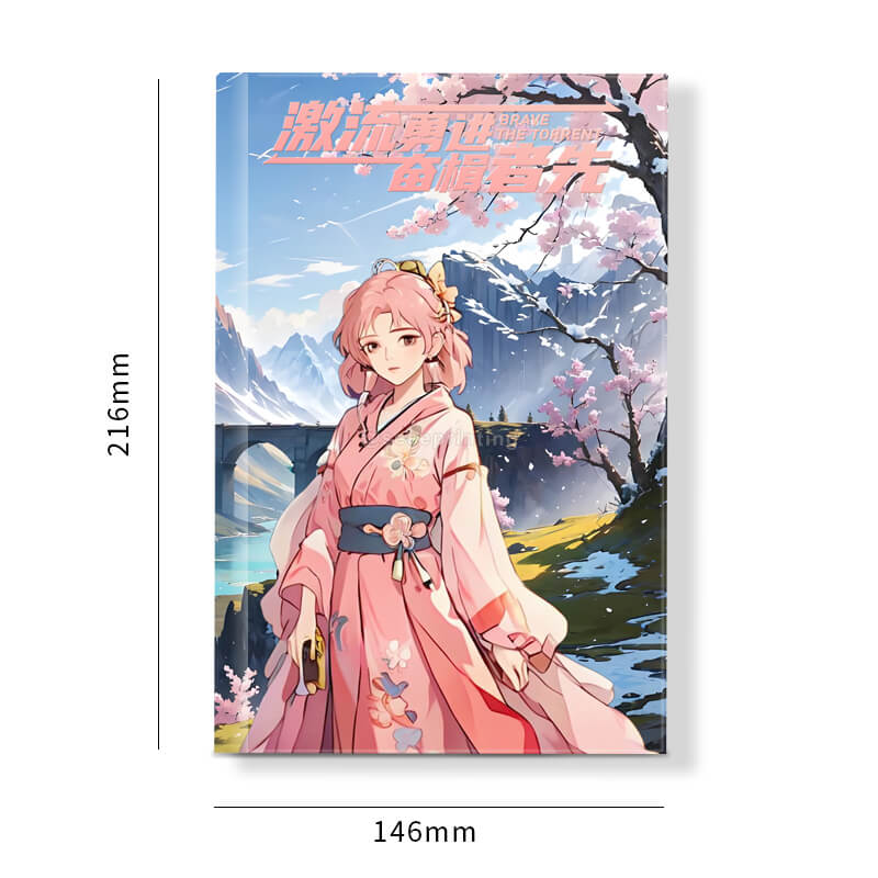 Professional Printed Custom Hardcover Novel Book with Sprayed Edges 6