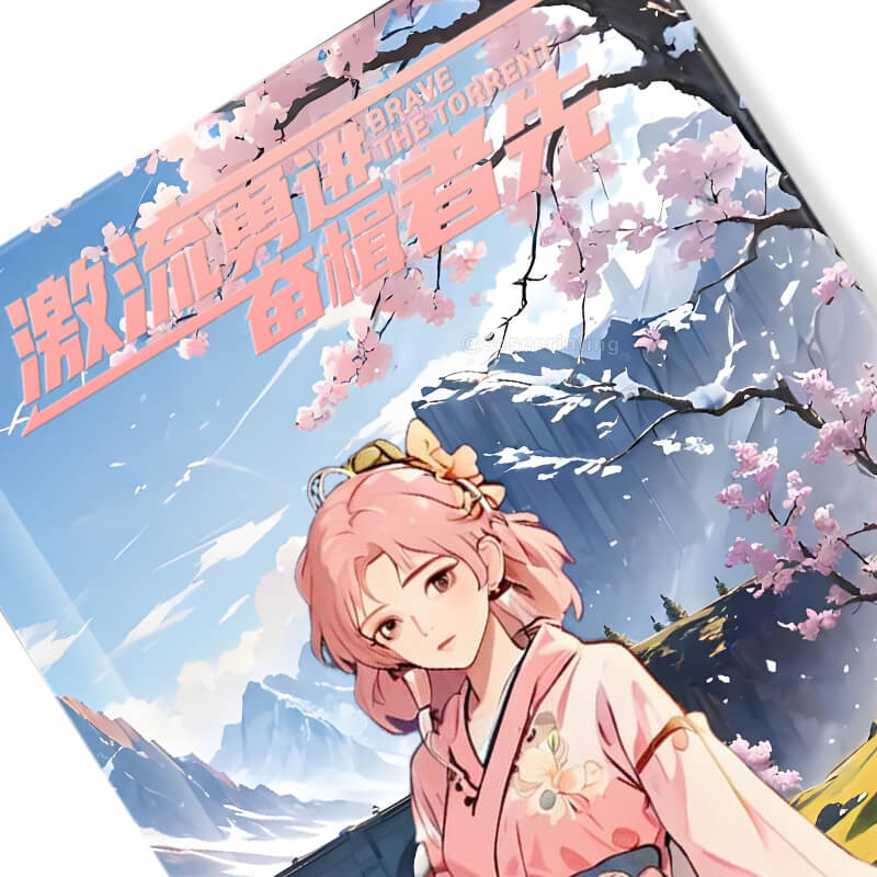 Professional Printed Custom Hardcover Novel Book with Sprayed Edges 8