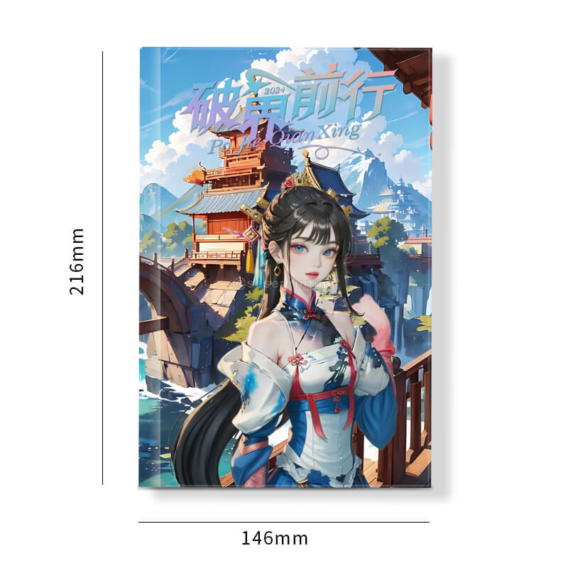 Special Edition Book Printing Hardcover Book with Sprayed Edges 6