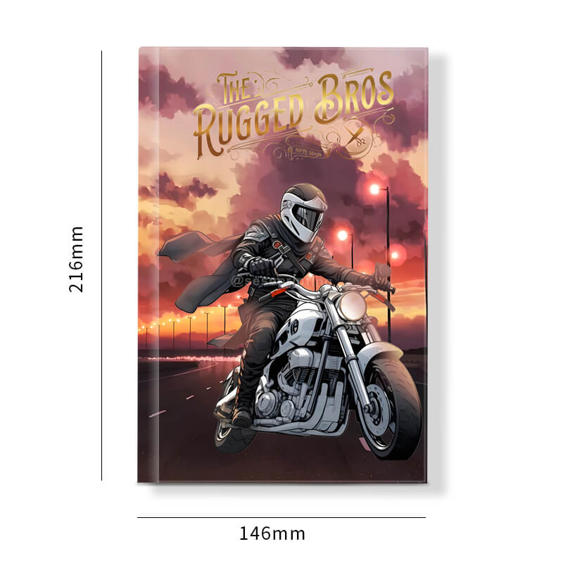 Hardcover Fiction Novel with Gold Foil Stamping and Gold Sprayed Edges 6