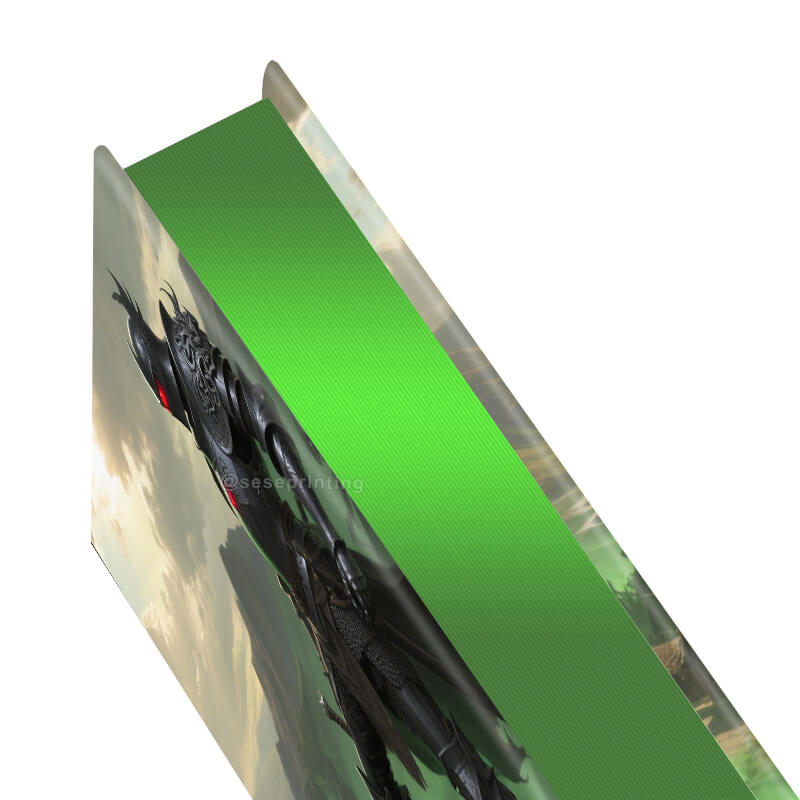 Gebundenes Buch mit Folienprägung auf dem Einband und farbig lackierten Schnittkanten 9