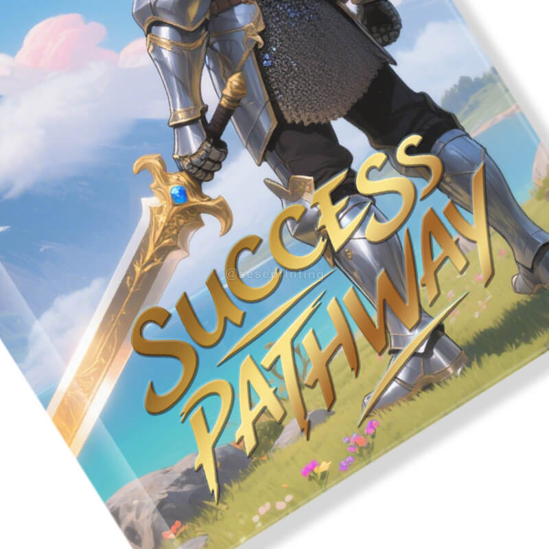 Premium Hardcover Book with Sprayed Edges and Golden Foil Stamping 8