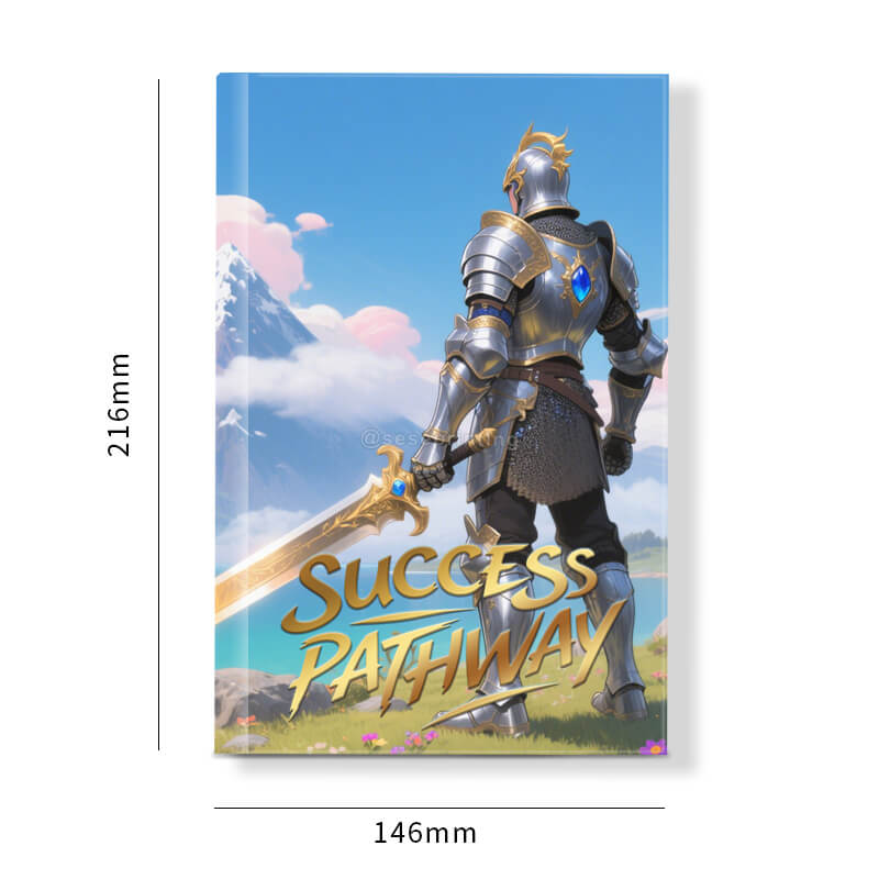 Premium Hardcover Book with Sprayed Edges and Golden Foil Stamping 6