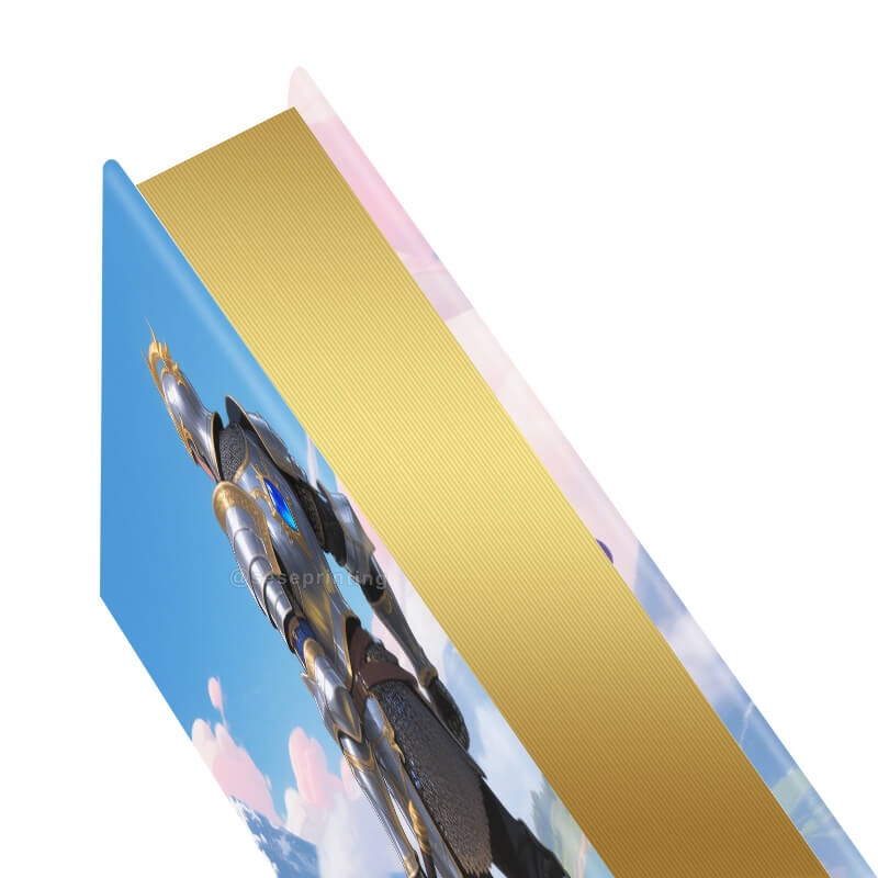 Premium Hardcover Book with Sprayed Edges and Golden Foil Stamping 9