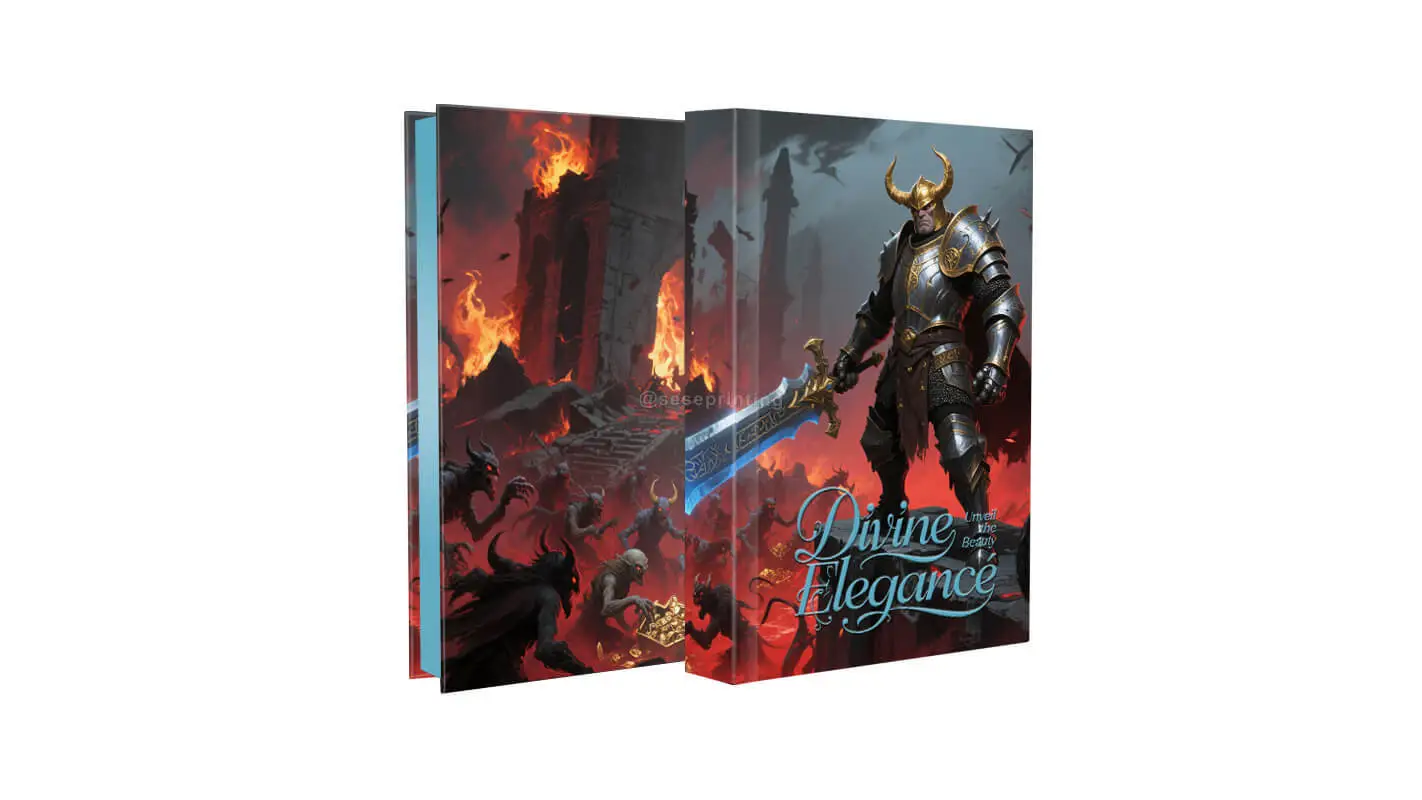 Special Edition Hardcover Book with Foiling Cover and Metallic Sprayed Edges 1