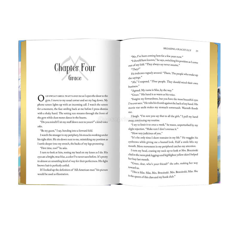 Premium Hardcover Book with Sprayed Edges and Golden Foil Stamping 7