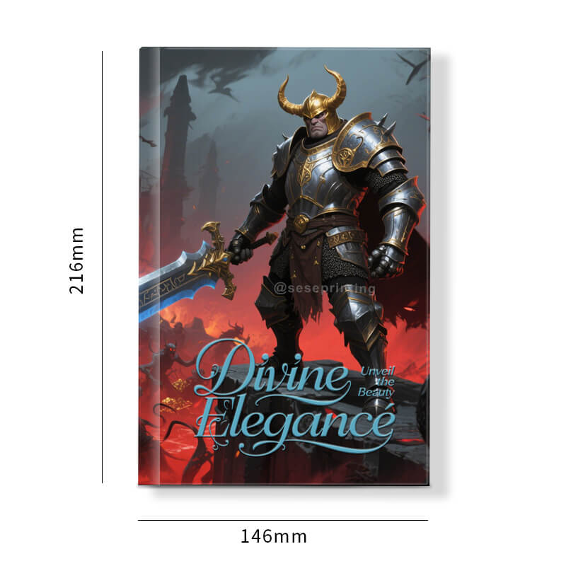 Special Edition Hardcover Book with Foiling Cover and Metallic Sprayed Edges 6