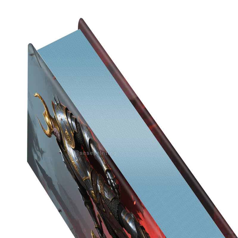 Special Edition Hardcover Book with Foiling Cover and Metallic Sprayed Edges 9