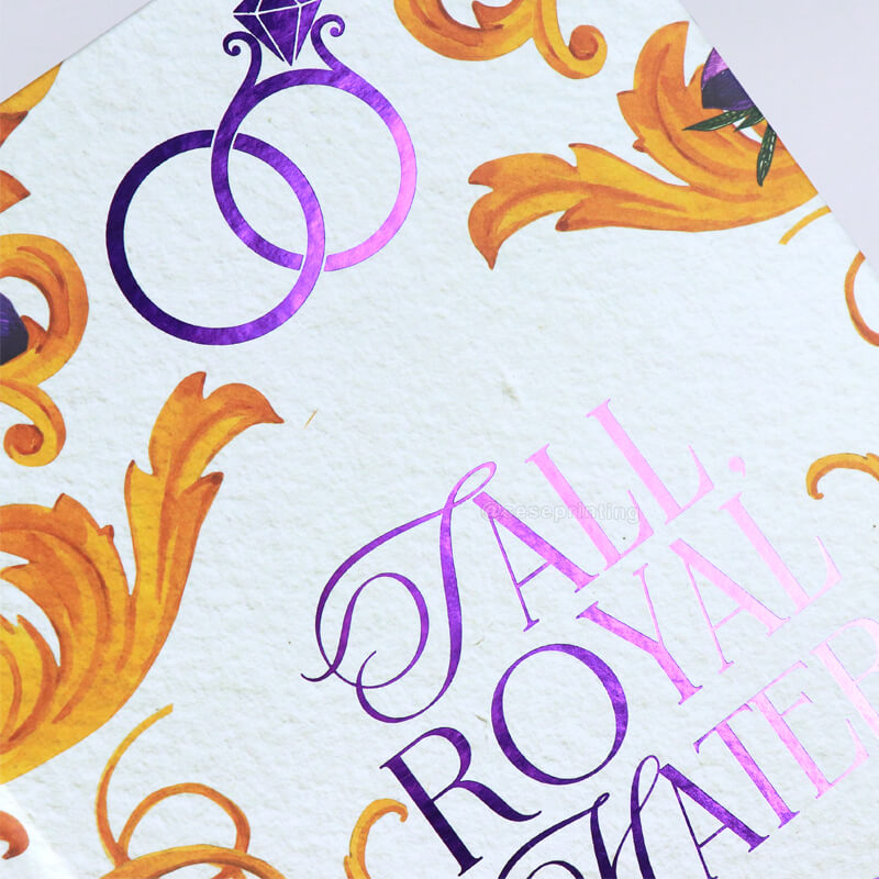 Print Hardcover Book with Ribbon Bookmark and Pattern Sprayed Edges 8