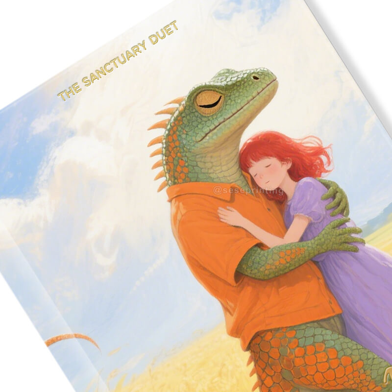 Create Own Book with Gold Foil on Cover and Gold Sprayed Edges 8