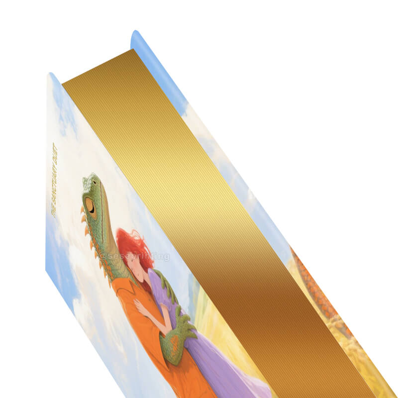 Create Own Book with Gold Foil on Cover and Gold Sprayed Edges 9