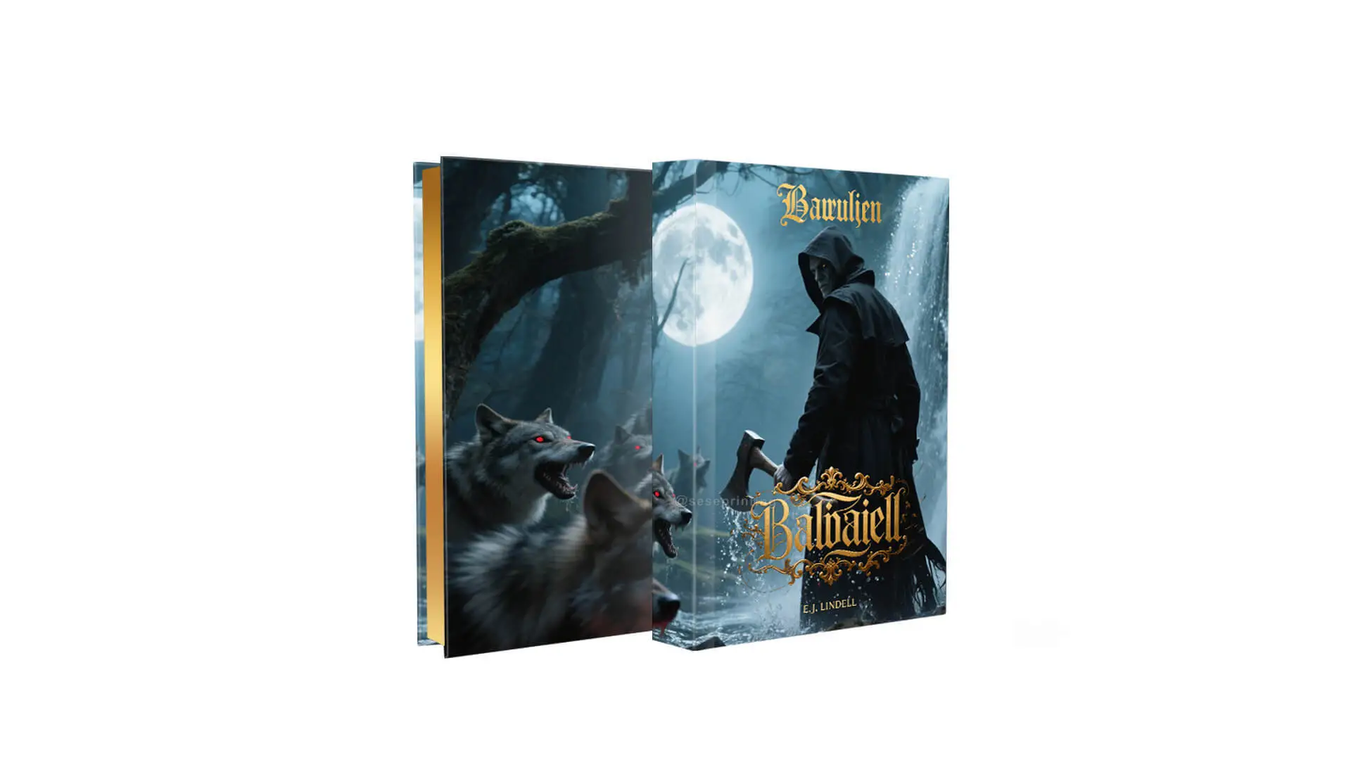 Hardback Books with Custom Sprayed Edges and Gold Foil on the Title 1