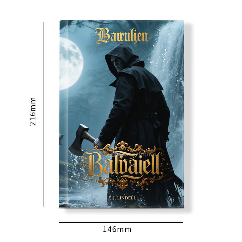 Hardback Books with Custom Sprayed Edges and Gold Foil on the Title 6