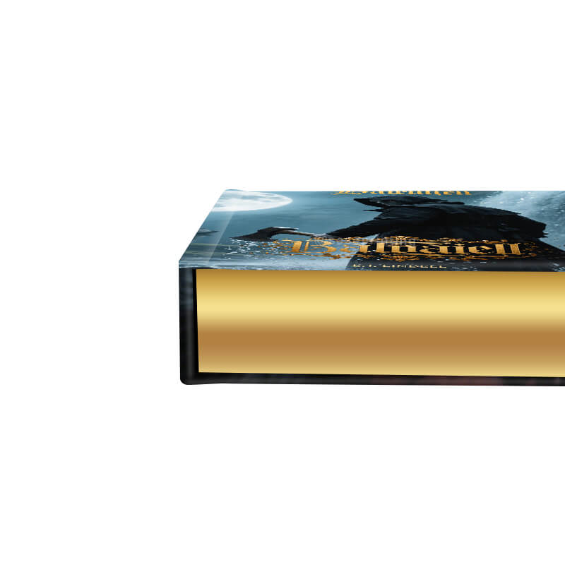 Hardback Books with Custom Sprayed Edges and Gold Foil on the Title 10