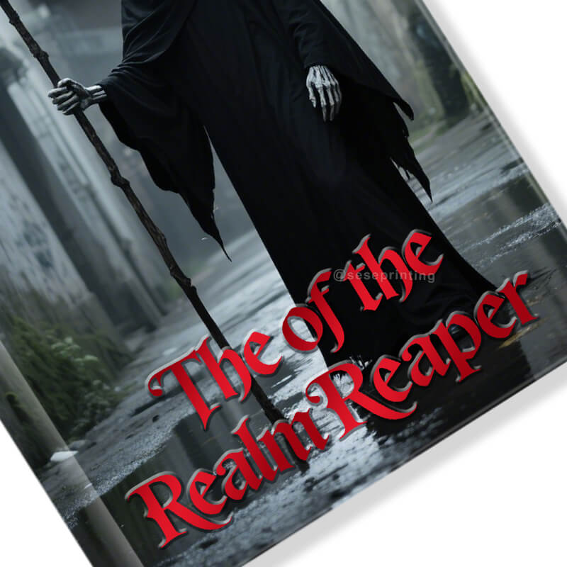 Special Hardcover Fiction Novel with Sprayed Edges and Foiling Cover 8