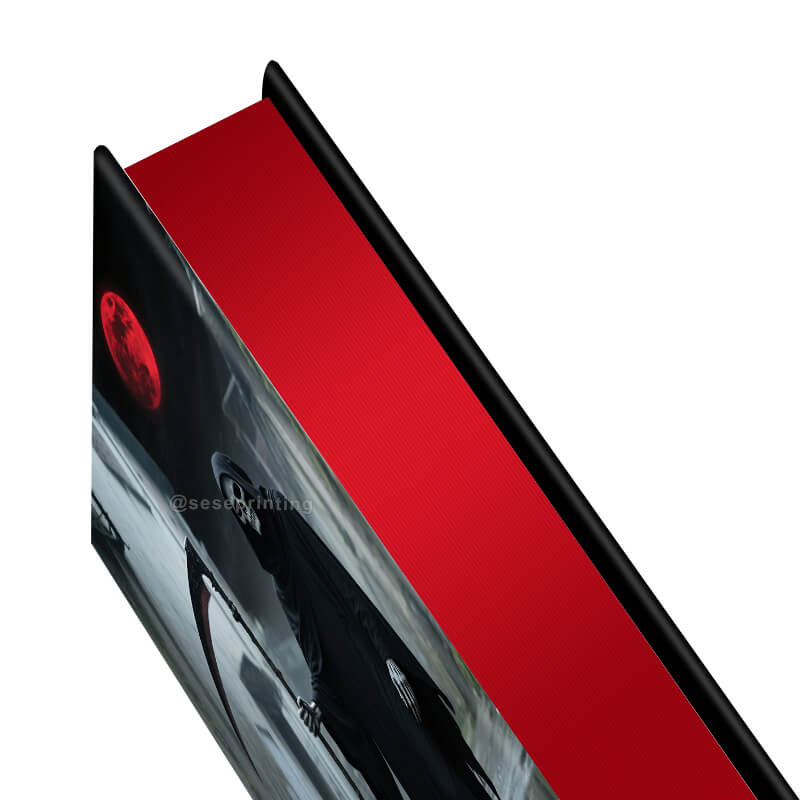 Special Hardcover Fiction Novel with Sprayed Edges and Foiling Cover 9