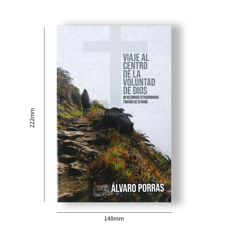 Perfect Bound Fiction Novel Black and White Printing Paperback Book 6