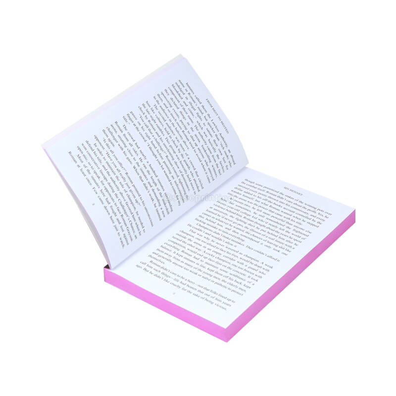 Paperback Books with Solid Color Sprayed Edges and Foil on the Title 7