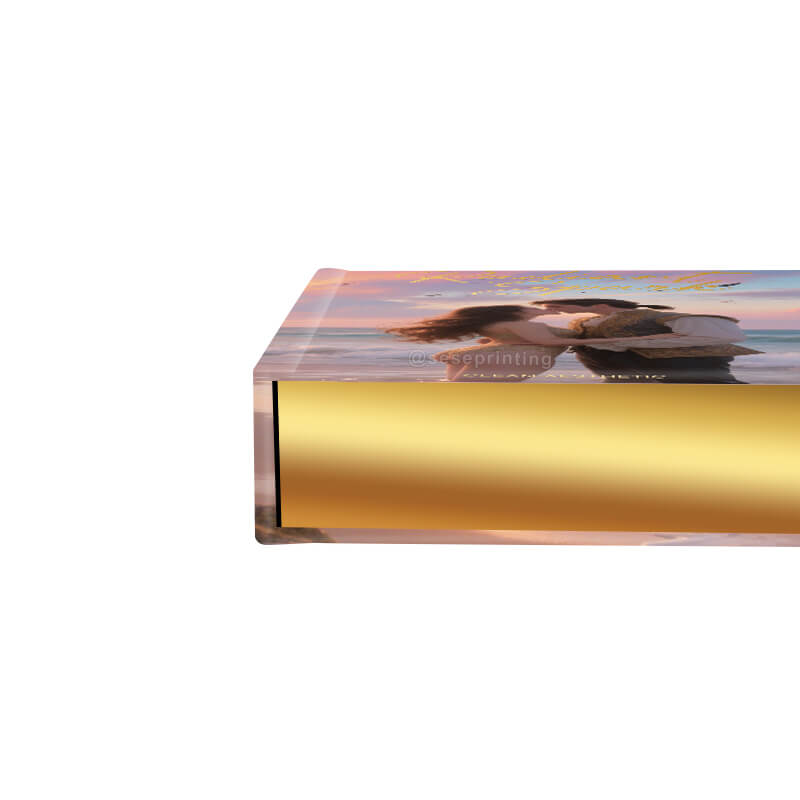 Contemporary Romance Book with Sprayed Edges and Foil on the Covers 10