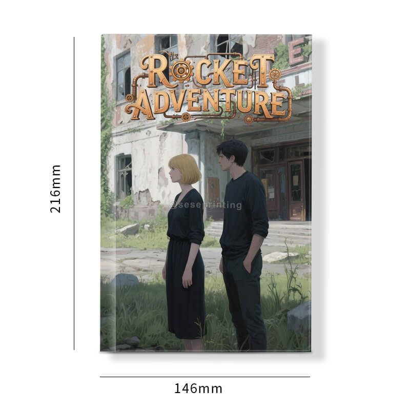 Hardback Book Printing with Custom Sprayed Edges and Foiling Cover 6