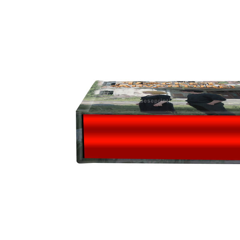 Hardback Book Printing with Custom Sprayed Edges and Foiling Cover 10