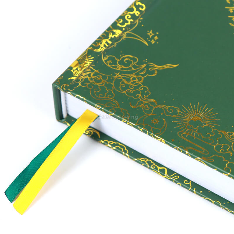 Foil Hardcover Daily Self Love Journal with Ribbon Bookmark 10