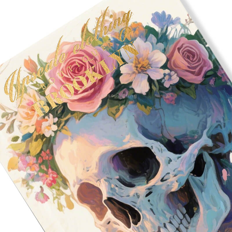 Hardcover Book with Gold Foil Stamping on Cover and Gold Sprayed Edges 8