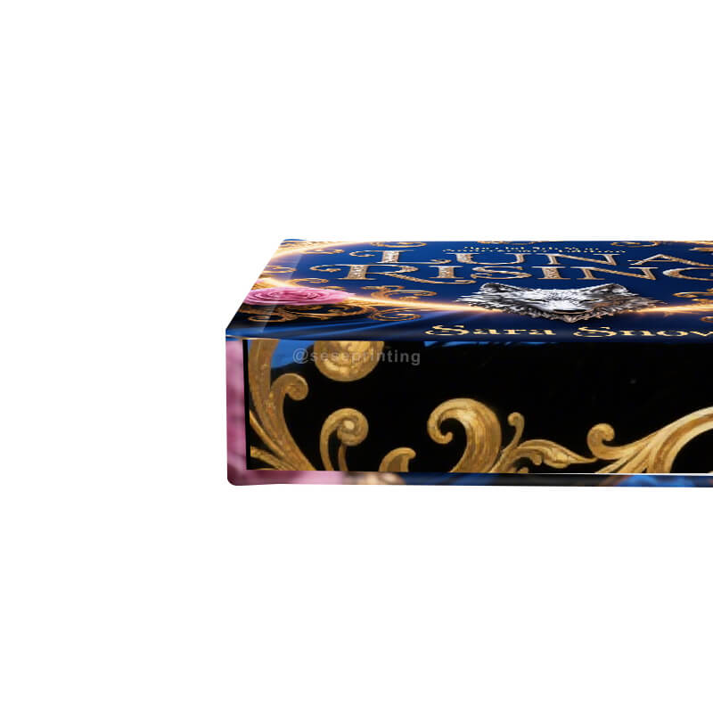 Hardback Books Printing with Stencil Pattern Edges and Foiling on Cover 10