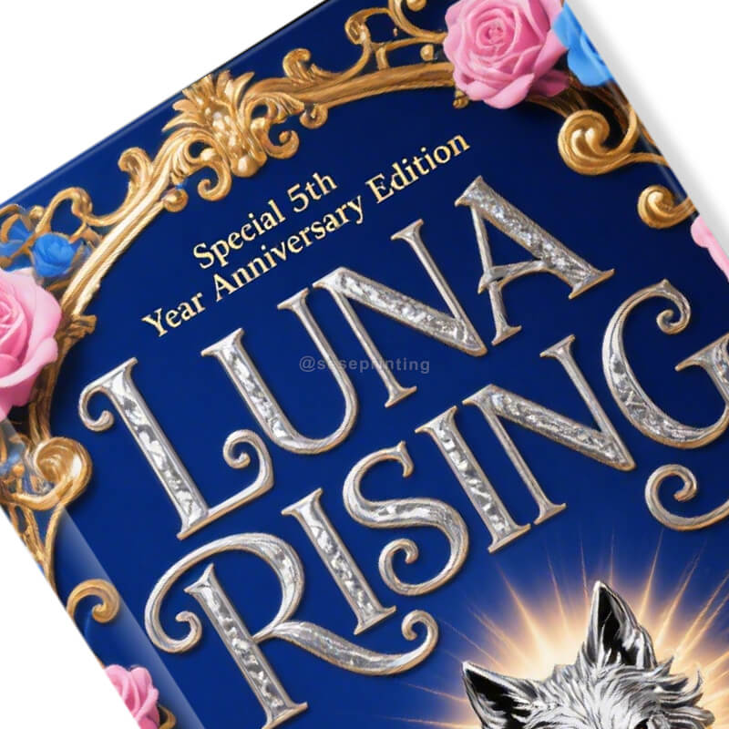 Custom Printing Special Edition Hardcover Novel with Gilded Edges 8