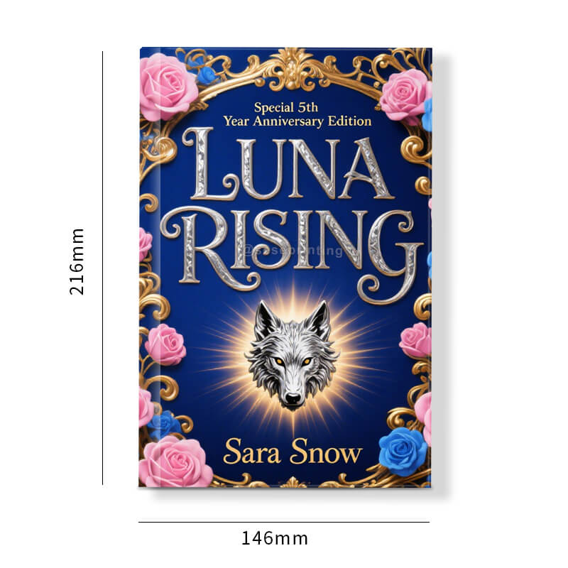 Custom Printing Special Edition Hardcover Novel with Gilded Edges 6