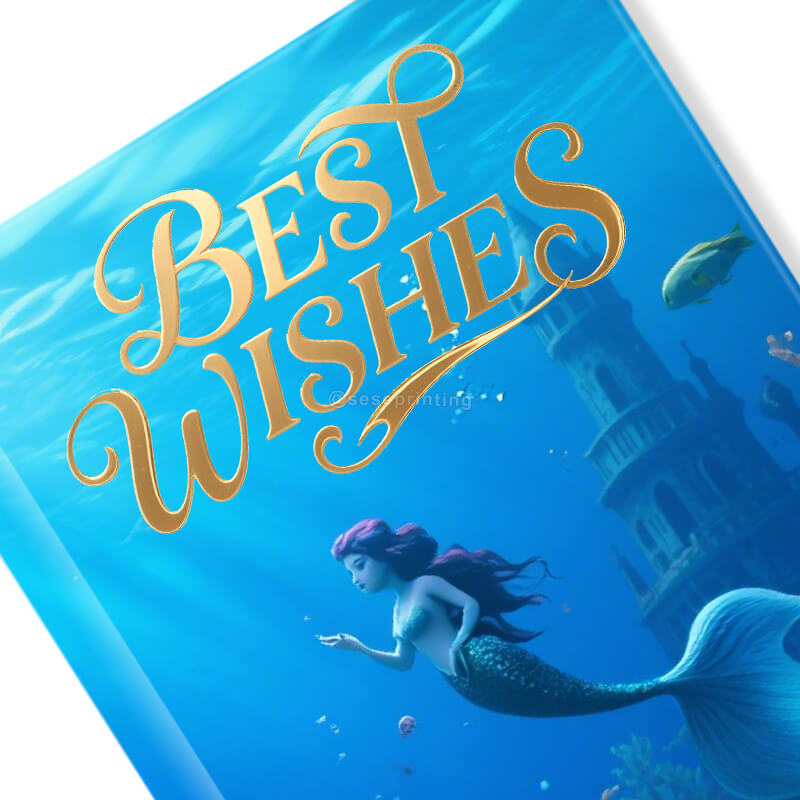 Special Hardcover Book with Gold Foiling on Cover and Sprayed Edges 8