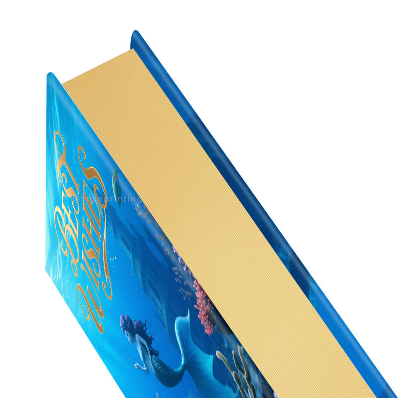 Special Hardcover Book with Gold Foiling on Cover and Sprayed Edges 9