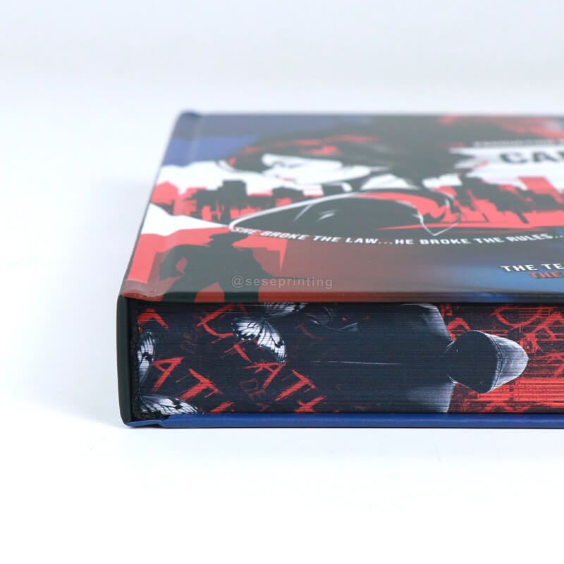 Print Hardback Book with Sprayed Edges, Foiling Cover and End Pages 11