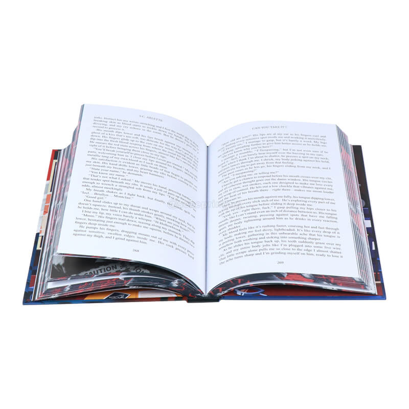 Print Hardback Book with Sprayed Edges, Foiling Cover and End Pages 8