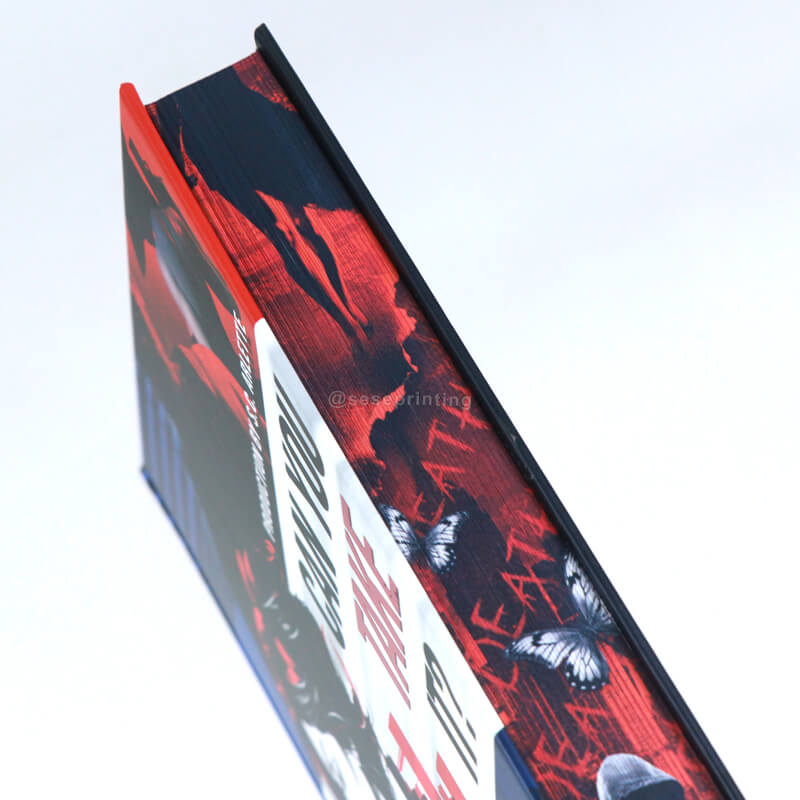 Print Hardback Book with Sprayed Edges, Foiling Cover and End Pages 10