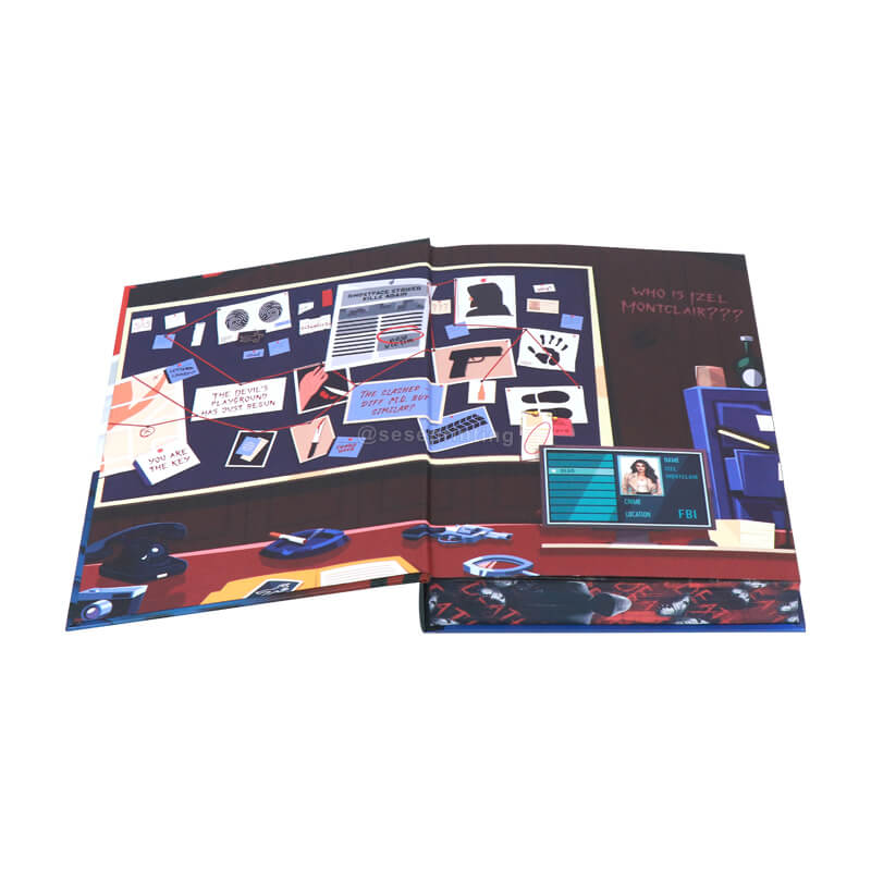 Print Hardback Book with Sprayed Edges, Foiling Cover and End Pages 7