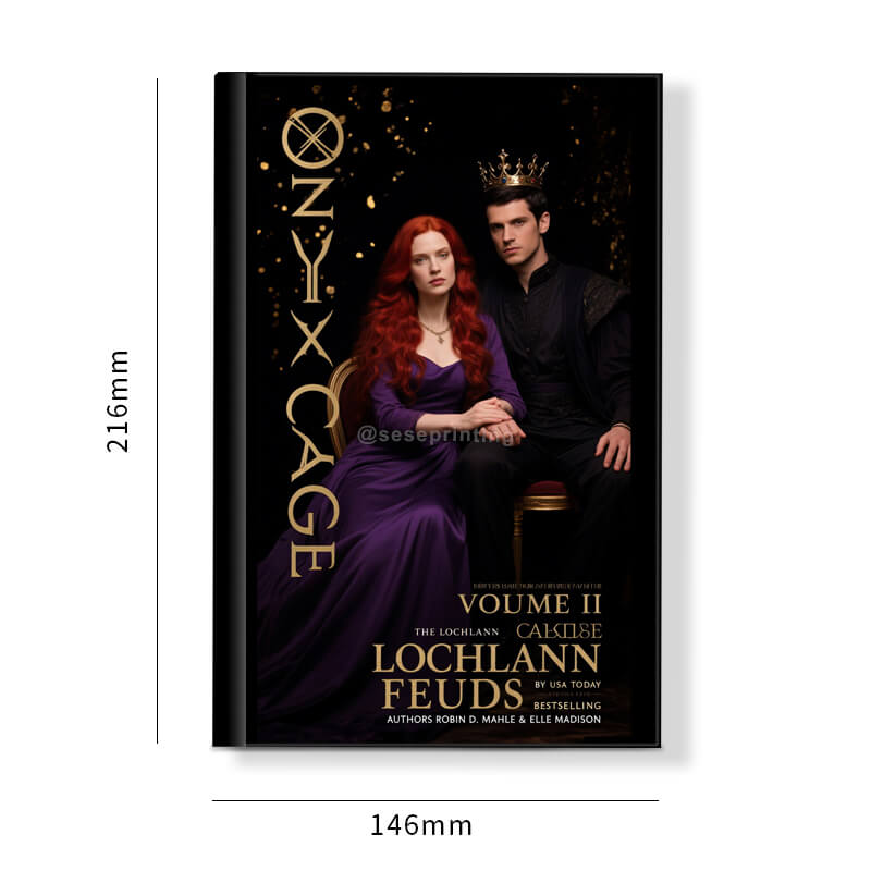 Contemporary Romance Book with Sprayed Edges and Foil on the Covers1 6