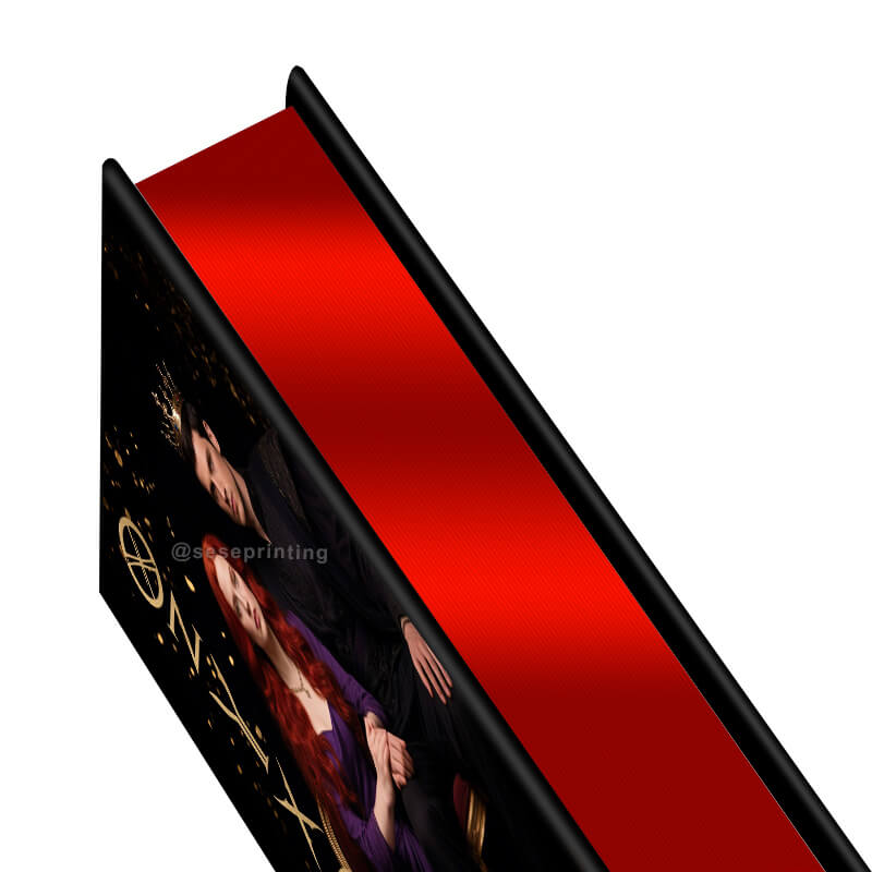 Contemporary Romance Book with Sprayed Edges and Foil on the Covers1 9