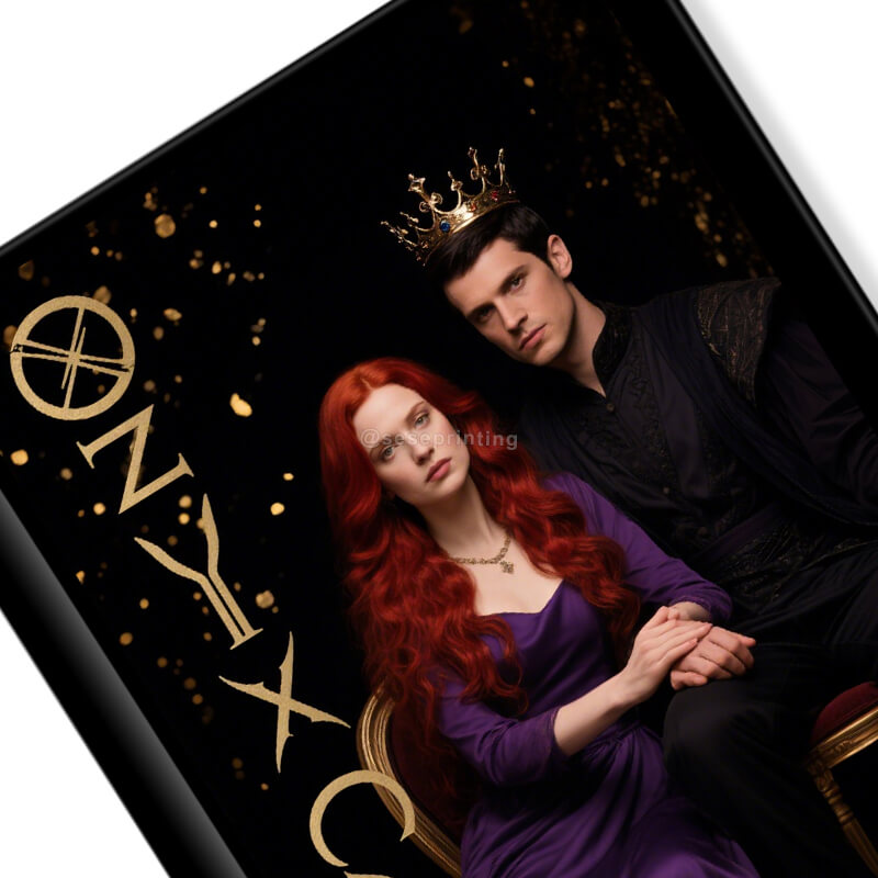 Contemporary Romance Book with Sprayed Edges and Foil on the Covers1 8