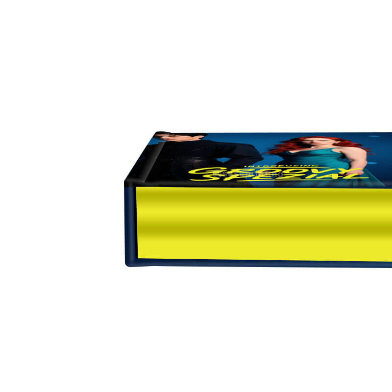 Hardcover Romance Fantasy Book with Sprayed Edges and Foiling Cover 10