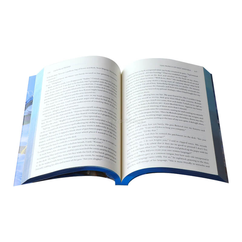 Special Paperback Books with Gold Foil on Cover and Sprayed Edges 7