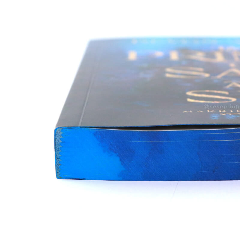 Special Paperback Books with Gold Foil on Cover and Sprayed Edges 10