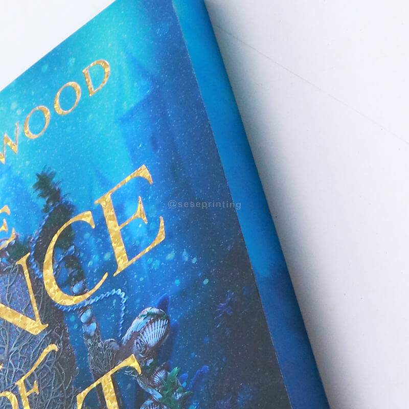 Special Paperback Books with Gold Foil on Cover and Sprayed Edges 9