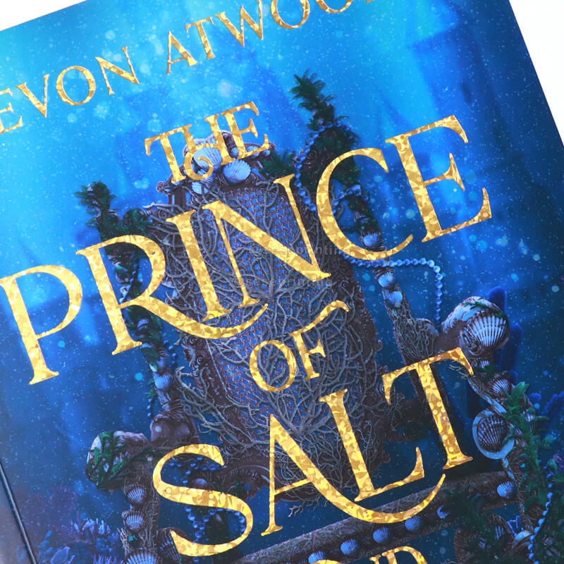 Special Paperback Books with Gold Foil on Cover and Sprayed Edges 8