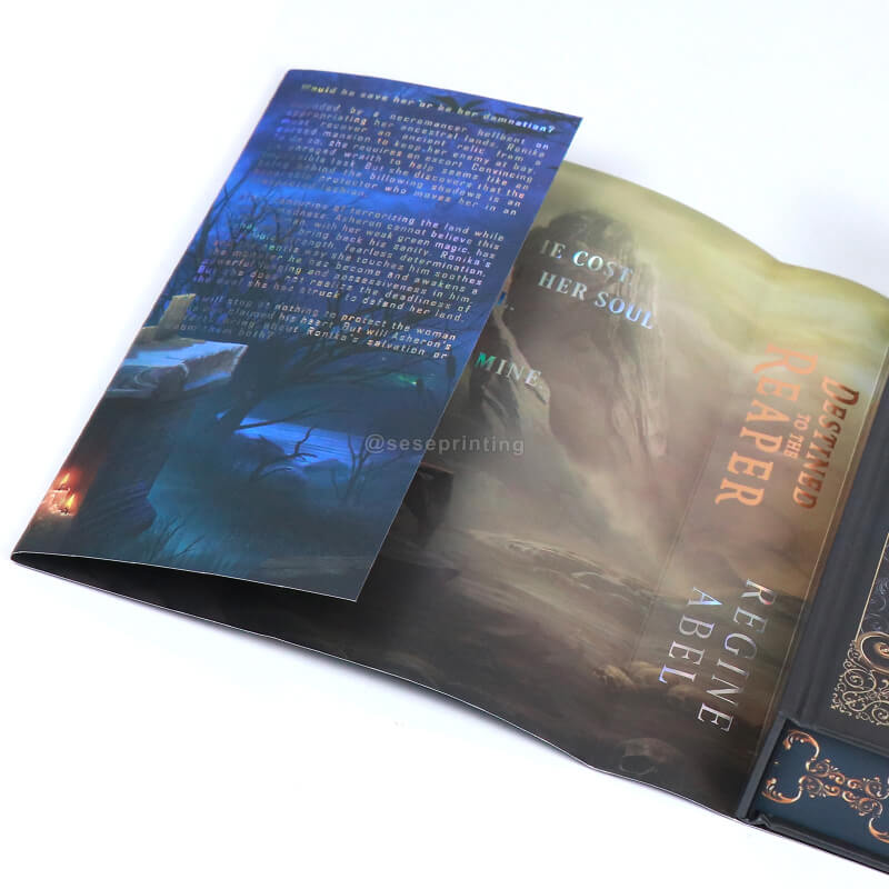 Hardcover Binding Books with Embossing on the Cover and Sprayed Edges 10