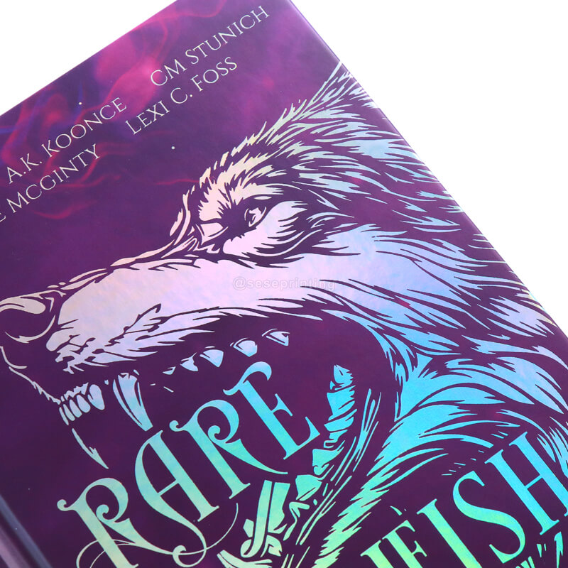 Special Edition Fantasy Book with Holographic Foil on Cover and Sprayed Edges 9
