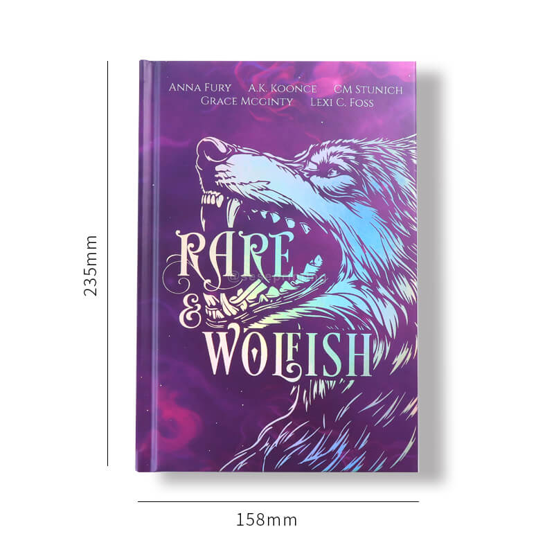 Special Edition Fantasy Book with Holographic Foil on Cover and Sprayed Edges 6