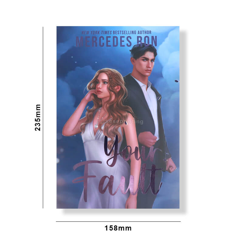 Fantasy Romance Book Series Printed with Sprayed Edges and Foil Dust Jackets 6