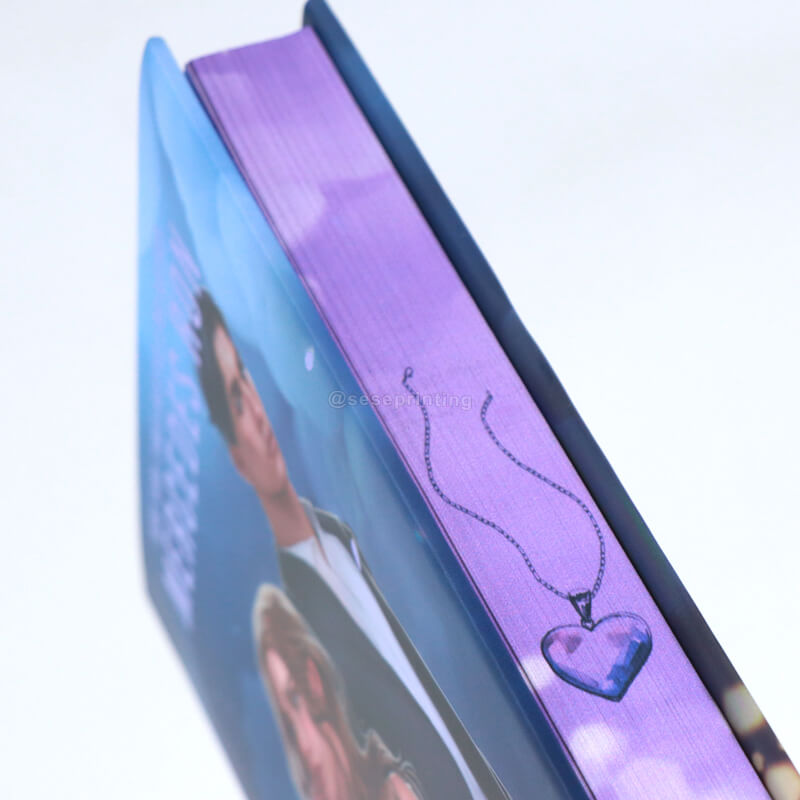Fantasy Romance Book Series Printed with Sprayed Edges and Foil Dust Jackets 11
